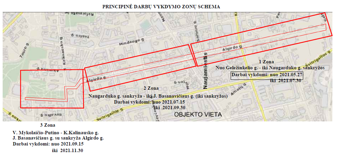 Algirdo gatves schema 1